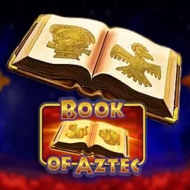 Logo of Book of Aztec from Amatic Industries at Rolldorado Casino