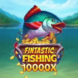 Fintastic Fishing slot logo by Foxium at Rolldorado CasinoFintastic Fishing