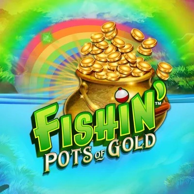 Fishin Pots Of Gold by Gameburger Studios, showcased at royalreelscasino.eu – game logo