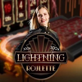 Lightning Roulette casino game by Evolution – featured logo at Rolldorado Casino