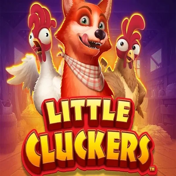 Little Cluckers online game logo by Greentube on royalreelscasino.eu